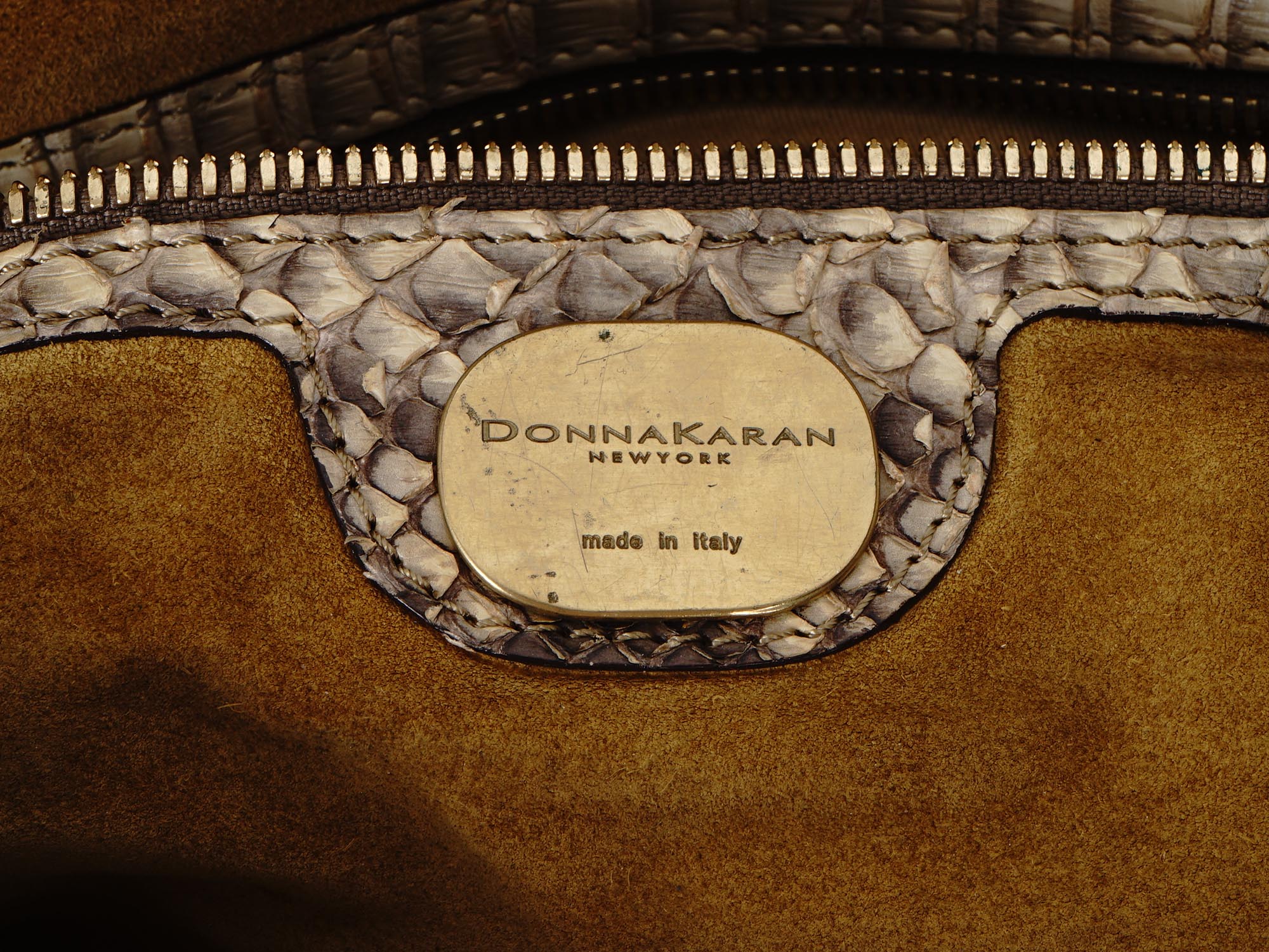 TWO VINTAGE DESIGNERS HANDBAGS CHLOE DONNA KARAN PIC-9